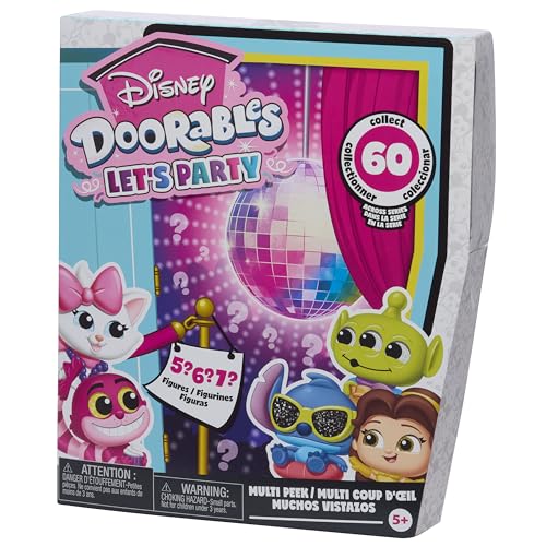 Disney Doorables Let‘s Party Multi-Peek Sammelfiguren, 3,8 cm große Figuren, Stitch, Donald Duck, Kummer und andere, Überraschungsbox, Kinderspielzeug ab 5 Jahren von Just Play Disney Doorables Let‘s Party Multi-Peek Sammelfiguren, 3,8 cm große Figuren, Stitch, Donald Duck, Kummer und andere, Überraschungsbox, Kinderspielzeug ab 5 Jahren von Just Play von Just Play