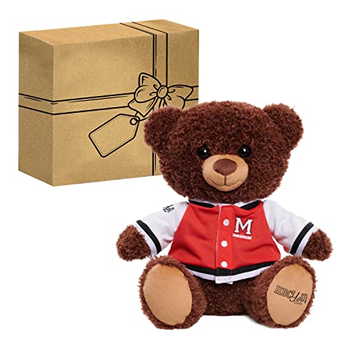 HBCyoU Morehouse Kuscheliger Letterman Teddybär, Abschlussgeschenke, Stofftiere und Spielzeug für Kinder ab 3 Jahren, 25,4 cm von Just Play