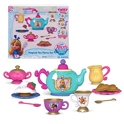 JP 98509 s Wonderland Bakery Tea Party Set Alice im Wunderland Spielwaren Spielzeug, merhfarbig, M von Just Play