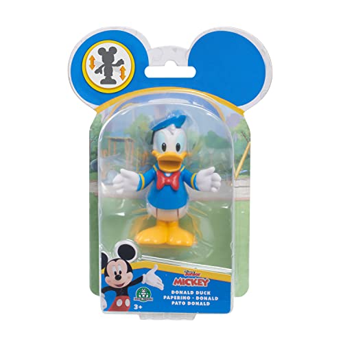 Just Play 38773 Duck Disney Junior Mickey Mouse bewegliche Sammelfigur 1-Pack Classic Donald 5cm, ab 3 Jahren, mehrfarbig von Just Play