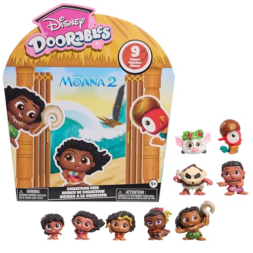 Just Play Disney Doorables Vaiana 2, Sammelfiguren, 9 Exklusive Figuren, Kinderspielzeug ab 5 Jahren, Disneyfans Just Play Disney Doorables Vaiana 2, Sammelfiguren, 9 Exklusive Figuren, Kinderspielzeug ab 5 Jahren, Disneyfans von Just Play