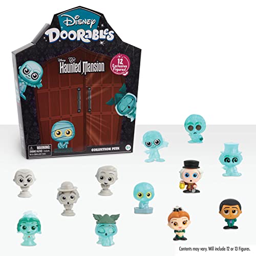 Just Play Disney Doorables The Haunted Mansion Collection Peek enthält 12 Exklusive Minifiguren, Kinderspielzeug ab 5 Jahren, Amazon Exclusive von Just Play