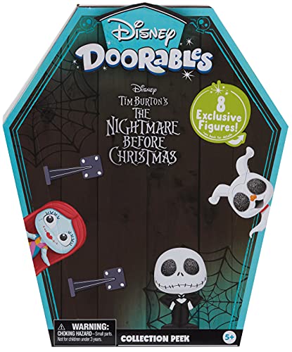 Just Play Disney Doorables Tim Burton's The Nightmare Before Christmas Collection Peek, inklusive 8 exklusiven Minifiguren von Just Play