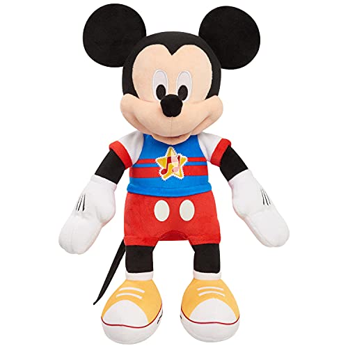 Just Play Disney Junior Mickey Mouse Funhouse Singing Fun Plüschtier mit Licht und Soundeffekten, Mickey Mouse, Kinderspielzeug ab 3 Jahren von Just Play