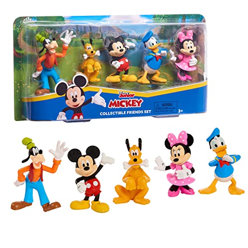 Just Play Disney Junior Mickey Mouse-Sammelfiguren-Set, 5er-Pack, 7,6 cm große Sammelfiguren, Kinderspielzeug ab 3 Jahren von Just Play