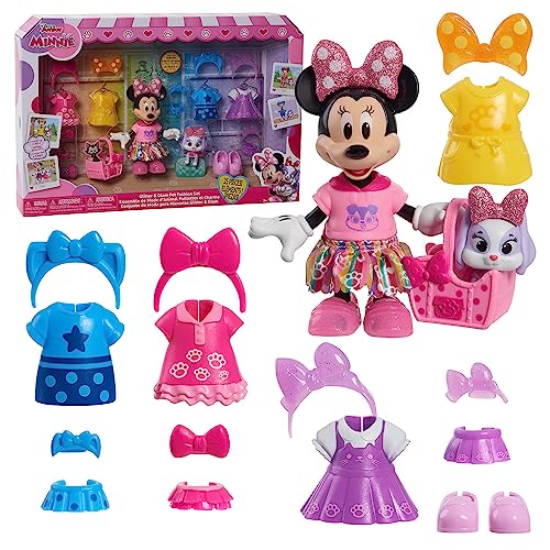 Just Play Disney Junior Minnie Mouse Glitter and Glam Haustiermoden-Set, 23-teilig, Puppe und Accessoires, Kinderspielzeug ab 3 Jahren Just Play Disney Junior Minnie Mouse Glitter and Glam Haustiermoden-Set, 23-teilig, Puppe und Accessoires, Kinderspielzeug ab 3 Jahren von Just Play