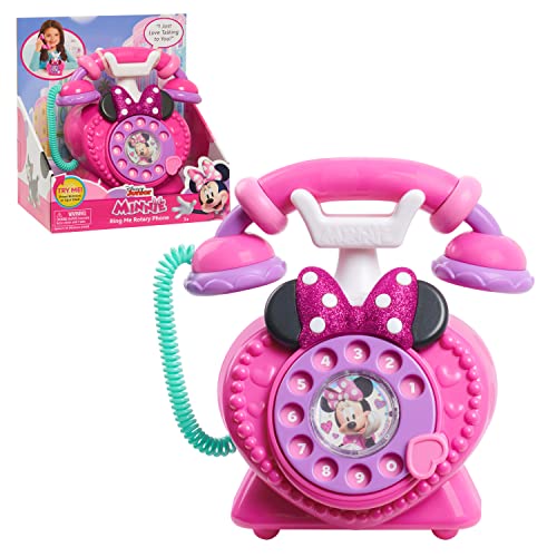 Disney Junior Minnie Mouse Ring Me Spieltelefon, Wählscheibe, Lichter- und Soundeffekte von Minnie