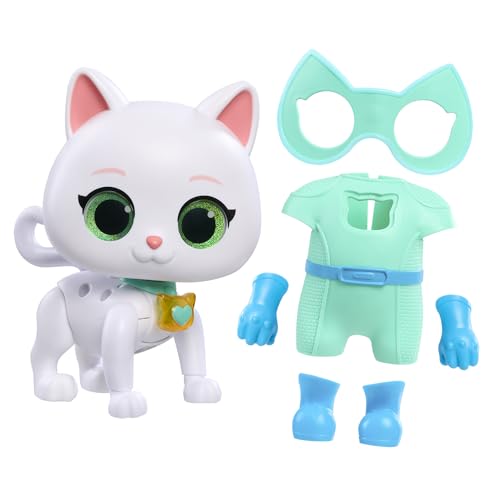 Just Play Disney Junior SuperKitties, 20 cm große katzenstark verwandelbare Bitsy, 9-teilig, Kinderspielzeug ab 3 Jahren von Just Play