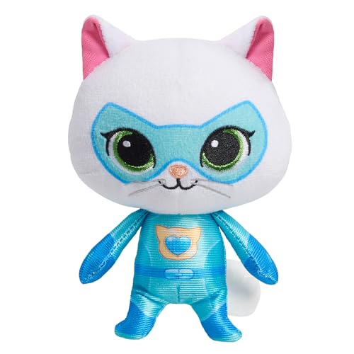 Just Play Disney Junior SuperKitties – Kleines Plüschtier Bitsy, 16,5 cm großes Kätzchen, weicher Stoff, Kinderspielzeug ab 2 Jahren von Just Play