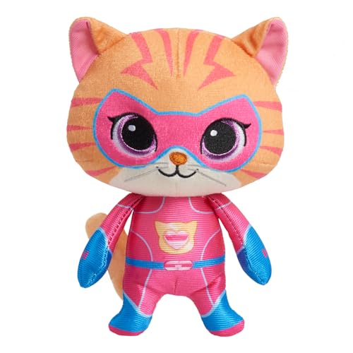 Just Play Disney Junior SuperKitties – Kleines Plüschtier Ginny, 17,8 cm großes Kätzchen, weicher Stoff, Kinderspielzeug ab 2 Jahren von Just Play