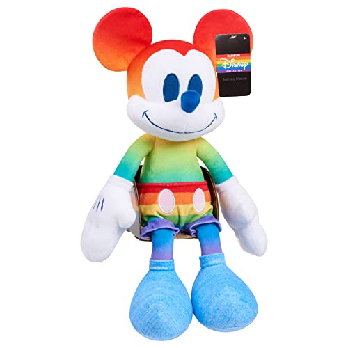 Just Play Disney Pride 43,2 cm großes Plüschtier – Micky Maus, weiches Plüsch, Kinderspielzeug ab 2 Jahren, exklusiv von Amazon von Just Play