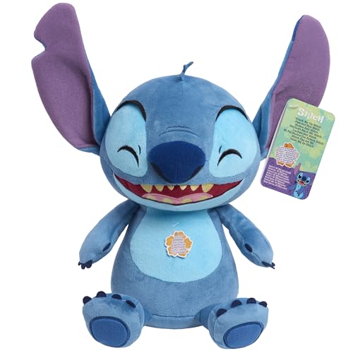 Just Play Disney Stitch Crack Me Up Plüschpuppe, 28 cm Plüsch, Kinderspielzeug ab 3 Jahren von Just Play