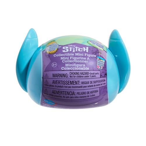 Just Play Disney Stitch Kapsel Minifiguren Welle 3, 5 cm große Überraschungsfigur, blau, Außerirdischer, Kinderspielzeug ab 3 Jahren, 6.35 von Just Play