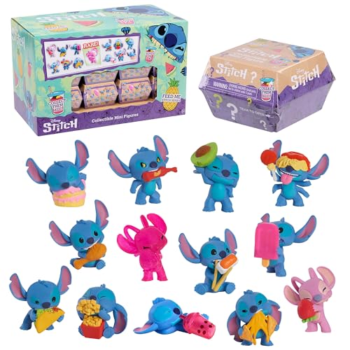 Just Play Disney Stitch Minifiguren zum Sammeln, Überraschungspackung, 5 cm große Sammelfiguren, Stile können variieren, Kinderspielzeug ab 3 Jahren von Just Play