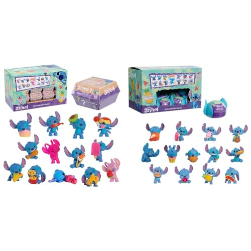 Just Play Disney Stitch Minifiguren zum Sammeln, Überraschungspackung & Disney Stitch Feed Me-Serie, Kapsel mit Mini-Figuren, 5 cm große Sammelfiguren, Kinderspielzeug ab 3 Jahren, 6.35 von Just Play