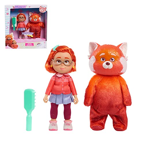 Just Play Disney and Pixar Turning Red Deluxe Meilin 15, 2 cm Puppe mit Panda-Outfit, Kinderspielzeug ab 3 Jahren, 96606, Merhfarbig, 6 inches von Just Play