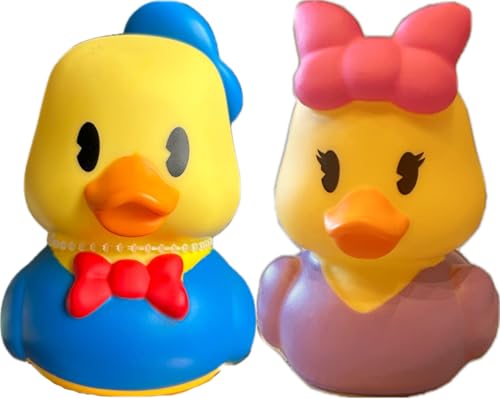 Just Play Gummienten – Duckalooz, Donald und Daisy Duck, Badespielzeug von Just Play