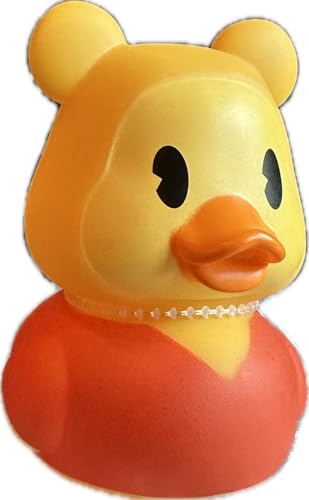 Just Play Gummienten – Duckalooz, Pooh Bär, 7,6 cm Badespielzeug von Just Play