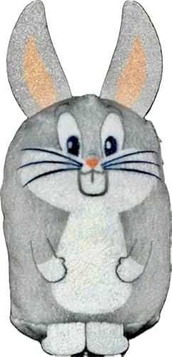 Just Play Looney Tunes Bugs The Bunny als 7,6 cm Mini-Plüschtier, 1 von 4 zum Sammeln, Grau von Just Play