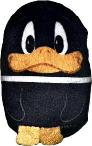 Just Play Looney Tunes Daffy die Ente als 7,6 cm Mini-Plüsch-Spielzeug – 1 von 4 zum Sammeln, Schwarz von Just Play