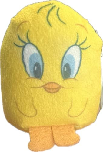 Just Play Looney Tunes Tweety der Vogel als 7,6 cm Mini-Plüsch-Spielzeug – 1 von 4 zum Sammeln, Gelb von Just Play