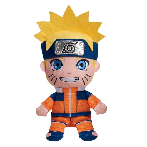 Just Play Naruto Plüsch, klein, 17,8 cm, mehrfarbig, Anime, Kinderspielzeug für Kinder ab 3 Jahren von Just Play