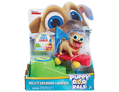 Just Play Puppy Dog Pals Figuren für unterwegs – Rolly mit Segelbrett von Just Play