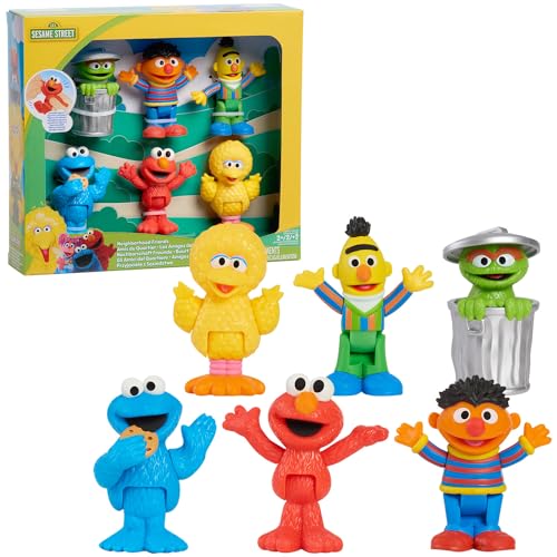 Just Play Sesamstraße Nachbarschaftsfreunde 6er-Pack, 7,6 cm große Sammelfiguren, Kinderspielzeug ab 2 Jahren Just Play Sesamstraße Nachbarschaftsfreunde 6er-Pack, 7,6 cm große Sammelfiguren, Kinderspielzeug ab 2 Jahren von Just Play