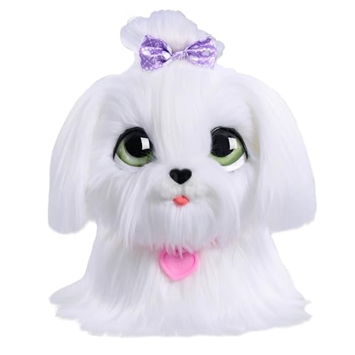 Just Play furReal GoGo Walkin’ Pup-Hündchen, interaktives Spielzeug, 22,9 cm großer, hüpfender Plüschwelpe mit Soundeffekten, Kinderspielzeug ab 4 Jahren von Just Play