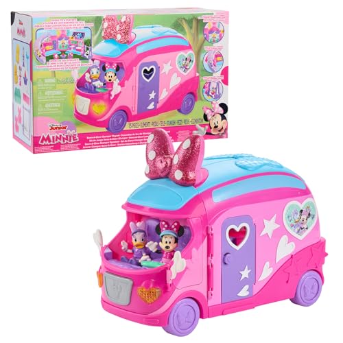 Minnie Disney Junior Mouse Bows-A-Glow Luxus-Wohnmobil, 13-teiliges Figuren- und Spielset, Kinderspielzeug ab 3 Jahren, Amazon Exclusive von Just Play Minnie Disney Junior Mouse Bows-A-Glow Luxus-Wohnmobil, 13-teiliges Figuren- und Spielset, Kinderspielzeug ab 3 Jahren, Amazon Exclusive von Just Play von Just Play