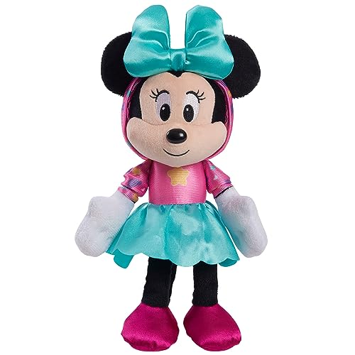 Disney Junior-Plüschtier Minnie Maus, 22,9 cm, kleines Plüschtier, superweicher Plüsch, Rollenspiel von Minnie