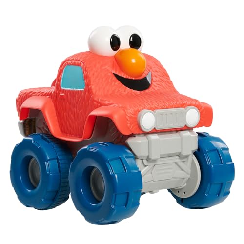 SESAME STREET Giggle N Go Monster Truck Spielzeugfahrzeug, Pops Wheelies, singt und hat Sätze, offiziell lizenziertes Kinderspielzeug ab 2 Jahren, exklusiv von Amazon von Just Play