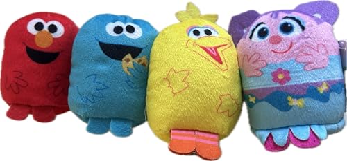 Sesame St.'s Mini 7,6 cm weiche und bequeme Plushie Pals Krümelmonster zum Sammeln von Just Play