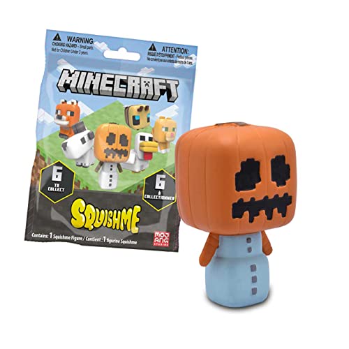 Just Toys LLC Minecraft SquishMe Serie 3, Blind (Mystery) Pack, 1 Figur von 6, JTMIN-35114 von Just Toys LLC