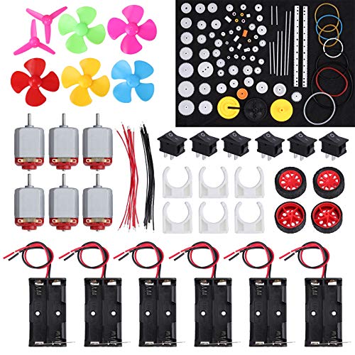 Jugend Kinder DIY Montieren Spielzeug Wissenschaft Auto Boot Schiff Modell DIY Produktionsset DC Motor Kit Rechteckige elektrische Mini Motor Schiff Technologie Experiment Physikalisches Modell von Justech