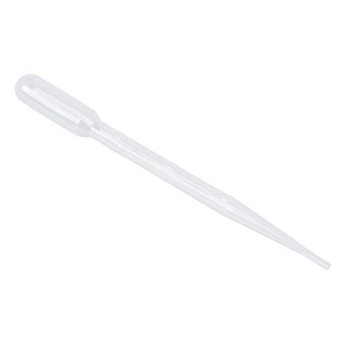 Juuewrryg 100 STK. klare Weisse Kunststoff 7,1" Lange Pasteurpipette 3ml von Juuewrryg