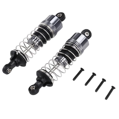 Juuewrryg 2-Teiliger Öl-Metall-Stoßdämpfer für HBX 16889 16889A 16890 16890A SG1601 SG1602 1/16 RC-Auto-Upgrade-Teile von Juuewrryg