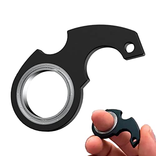 Fidget Spinner Schlüsselanhänger | 1/2 Stk Drehendes Schlüssel Anhänger Fidget Toy | Neuheit Fidget Schluesselanhaenger Spinners Spielzeug | Tragbare Keychain Spinner Fidget Toys für Kinder Erwachsene von Juzinqu