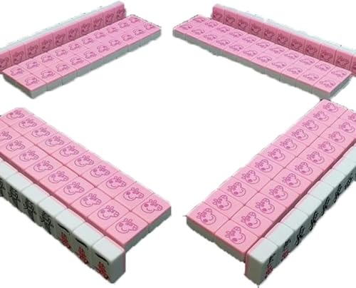 JvFbjLF Mahjong, traditionelle chinesische Version, Spielset mit 144 Melaminfliesen(40#) von JvFbjLF