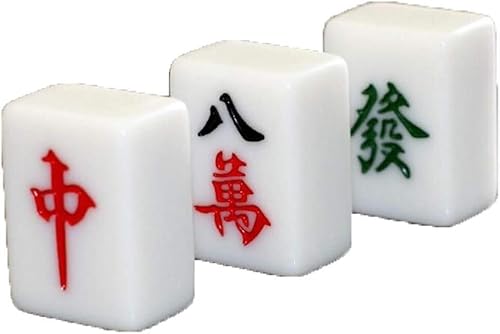 JvFbjLF Mahjong Chinesisches Mahjong-Spielset mit 144 Spielsteinen, Haushalts-Mahjong von JvFbjLF