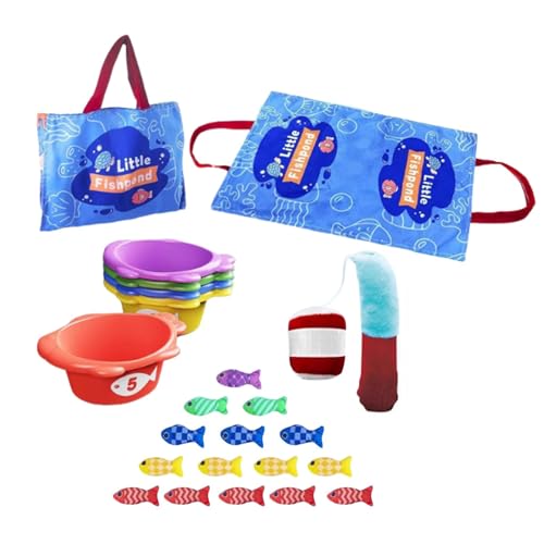 Cloth Fishing Game, Cloth Fishing Toy, Early Learning Toy, Educational Kids Toys, Sensory Fish Catching Toy Set, Pretend Play Fishing Game for Kids, Fun Educational Activity for Boys and Girls von Jvjggag