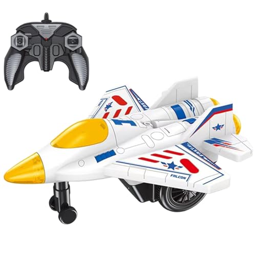 Control Airplane, Flying Toy, RC Plane Aerobatic Aircraft, Remote Control Plane with Lights, Aerobatic Aircraft Lights and Music Sturdy Material Enhances Fun Easy to Use Suitable for Kids and Adults von Jvjggag