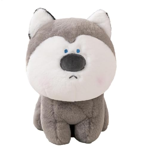 Dog Toys, Husky Stuffed Toy, Cute Stuffed Animals, Portable Children Toys, Cartoon Design Soft and Huggable Adds Fun to Playtime Fun to Play With Encourages Imaginative Play Sofa Companion Safe Use von Jvjggag