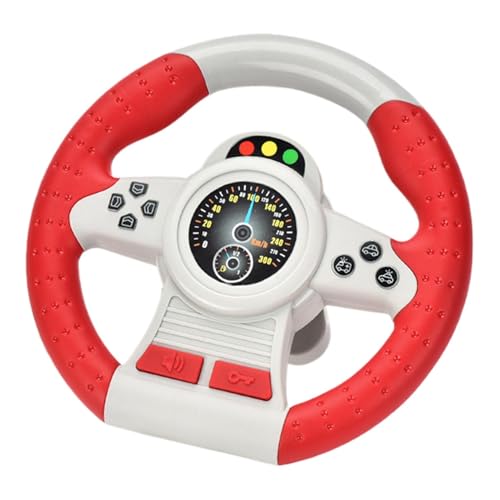 Driving Toy, Steering Wheel, Simulated Car Toy, Driving Steering Wheel Toy, 360 Degree Rotation Pretend Play Simulated Driving Interactive Toy Sturdy Material Enhances Motor Skills Ideal for Playdates von Jvjggag