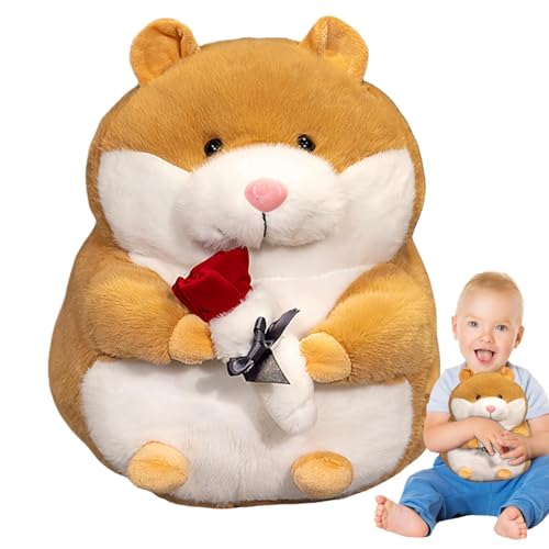 Hamster Plushies, Cute Hamster Stuffed Animals, Hammy Plush Toy, Soft Hamster Plush Doll, Plush Hamster Toy For Kids, Hamster Stuffed Toy For Boys, Adorable Hamster Plush, Plush Stuffed Hamster von Jvjggag