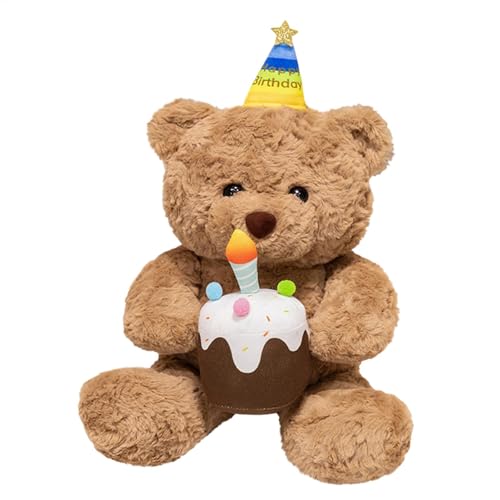 Jvjggag Bear Plushies, Bear Toy, Cute Bear Stuffed, Birth-Day Bear Toy, 15.75-Inch Size Soft Plush Material Bear Design Adorable Decoration Enhances Décor Space-Saving Versatile Use Adds Unique Charm von Jvjggag