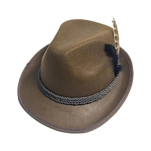 Jvjggag Deutscher Hut, Vlies Partyhut Für Cosplay, Festtagskostüm Bühnenauftritt Maskenball Jvjggag Deutscher Hut, Vlies Partyhut Für Cosplay, Festtagskostüm Bühnenauftritt Maskenball von Jvjggag