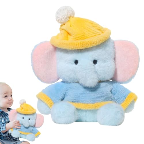 Jvjggag Durable Elephant Plush Toy, Elephant Plush Pillow, Simulated Realistic Elephant Plush, Soft Elephant Pillow for Kids, Boys, Girls, and Adults, Cuddly Plush Toy for Bedtime and Play von Jvjggag