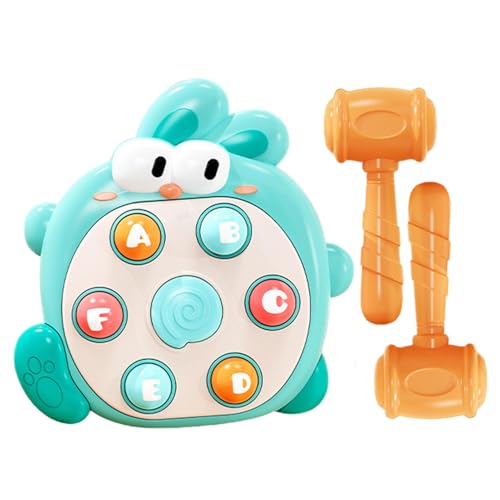 Jvjggag Hammering Toy, Bunny Toy, Funny Game Machine, Fine Motor Toy, Cute Bunny Shape Game Machine for Kids Hammering Pounding Toy Designed with a Fun Bunny Shape for Motor Skills von Jvjggag