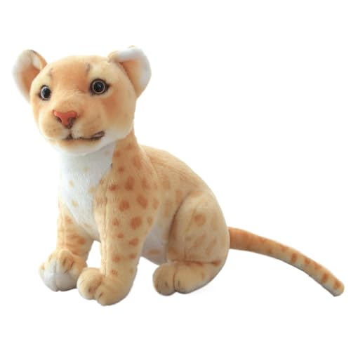 Jvjggag Leopard Stuffed Animal, Leopard Plush Toys Cute Plushie, Soft Doll Plush Animals, Plush Dolls Snow Leopard, Cheetah Plush for Boys Girls, Home Decoration,9.06 inches von Jvjggag